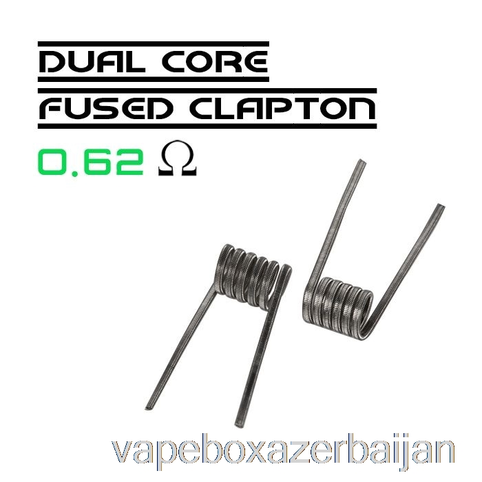Vape Box Azerbaijan Wotofo Comp Wire - Prebuilt Coils 0.62ohm Dual Core Fused Clapton - Pack of 10